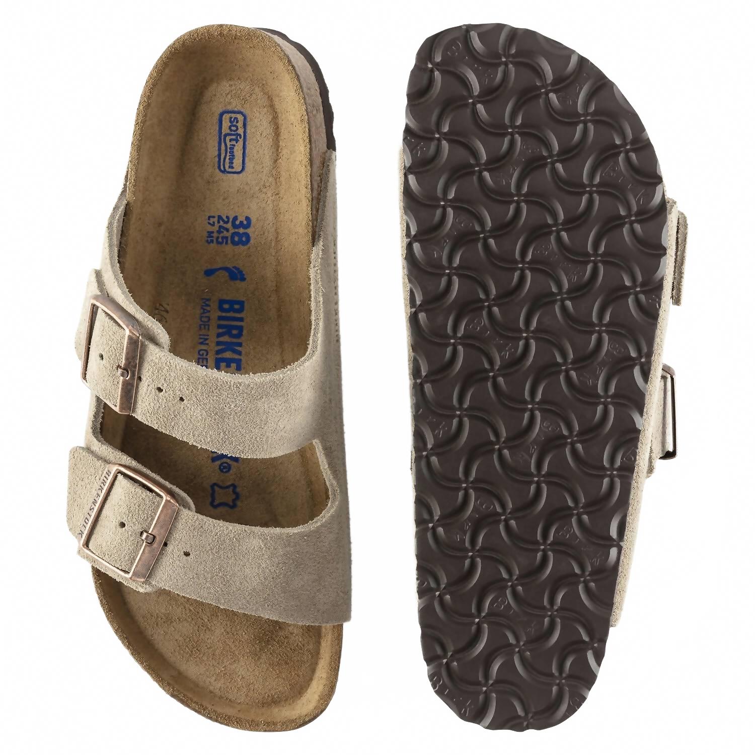 Women's Arizona Soft Footbed Sandal In Brown