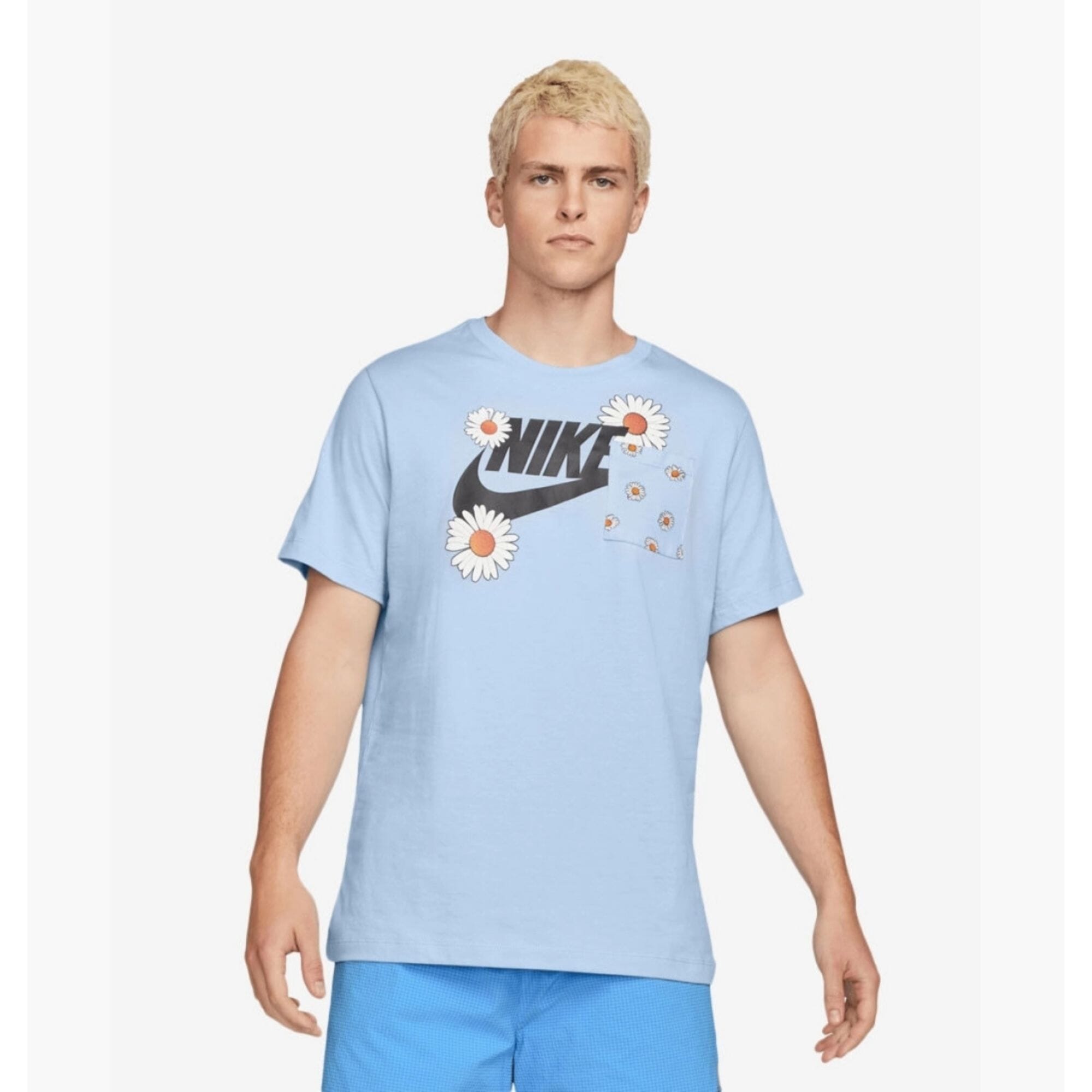 Men's Nike NSW Sports 4 Tee Light Blue DM6429-548
