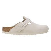 Birkenstock Boston BS Modern Suede Antique White  1024731 Men's