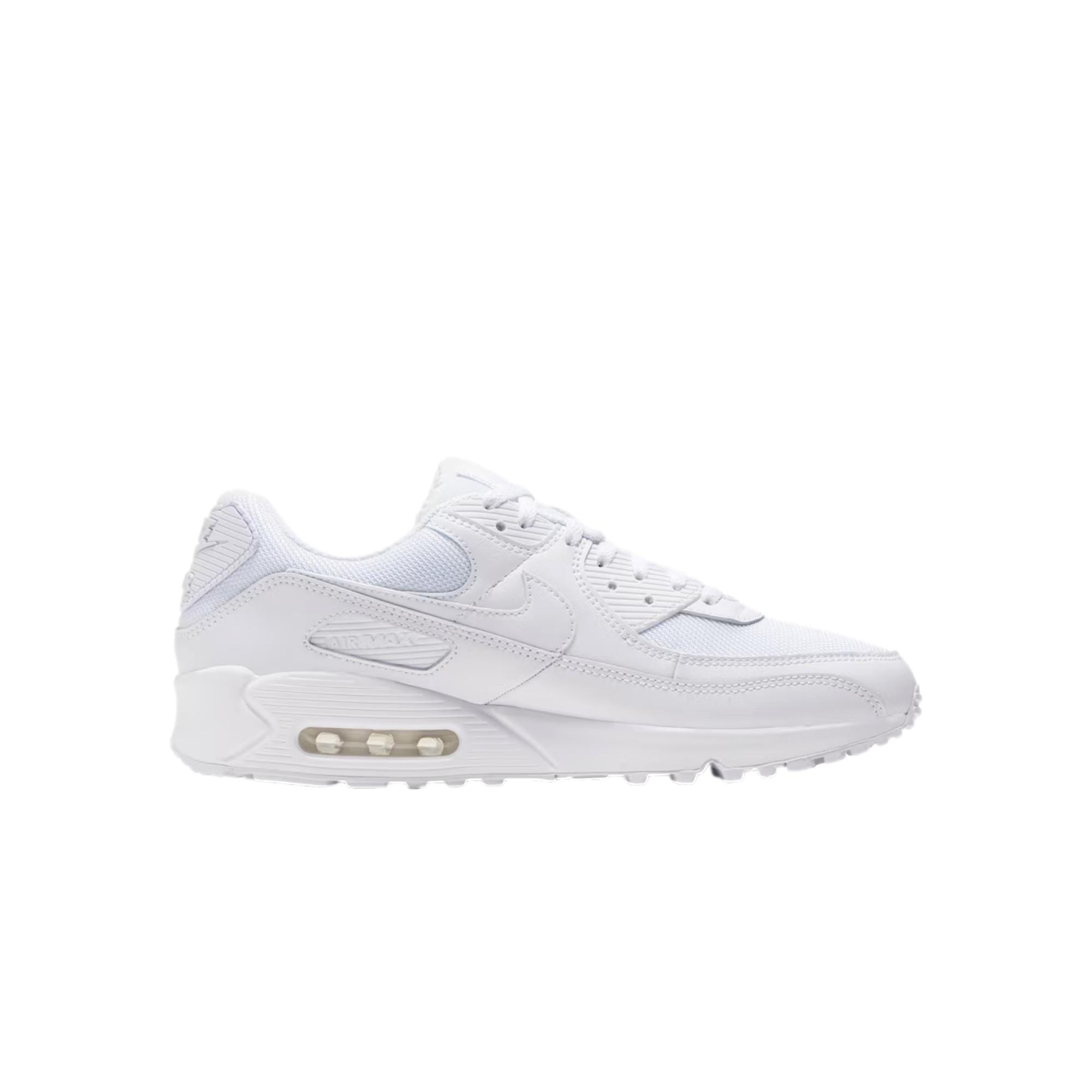 Nike Air Max 90 White / White - White - Wolf Grey  CN8490-100 Men's