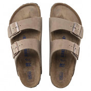 Unisex Arizona Soft Footbed Sandals In Tabacco Brown