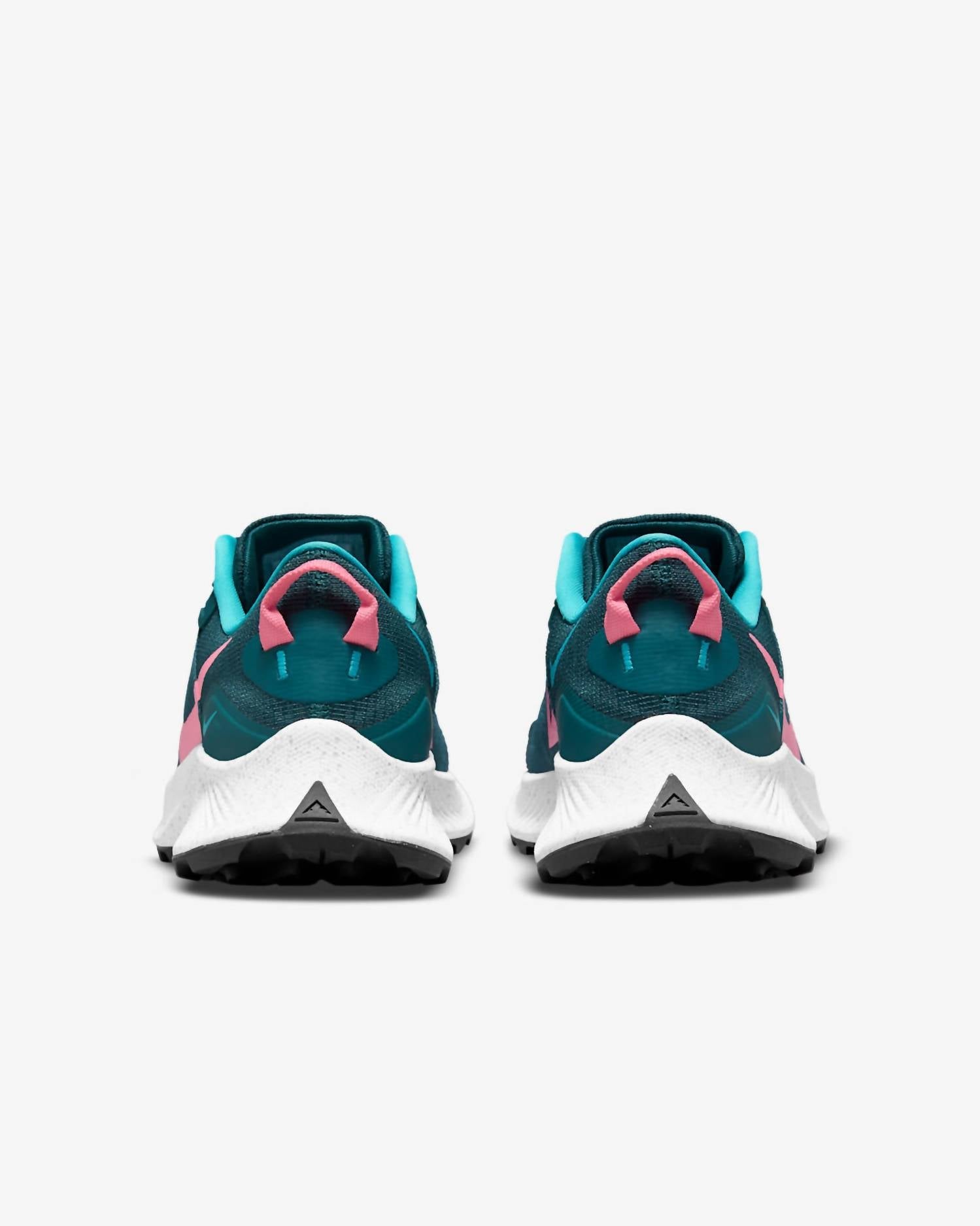 Women's Pegasus Trail 3 Running Shoes In Dark Teal Green/pink Glow