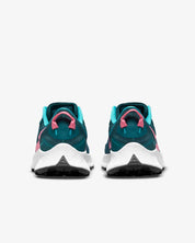 Women's Pegasus Trail 3 Running Shoes In Dark Teal Green/pink Glow