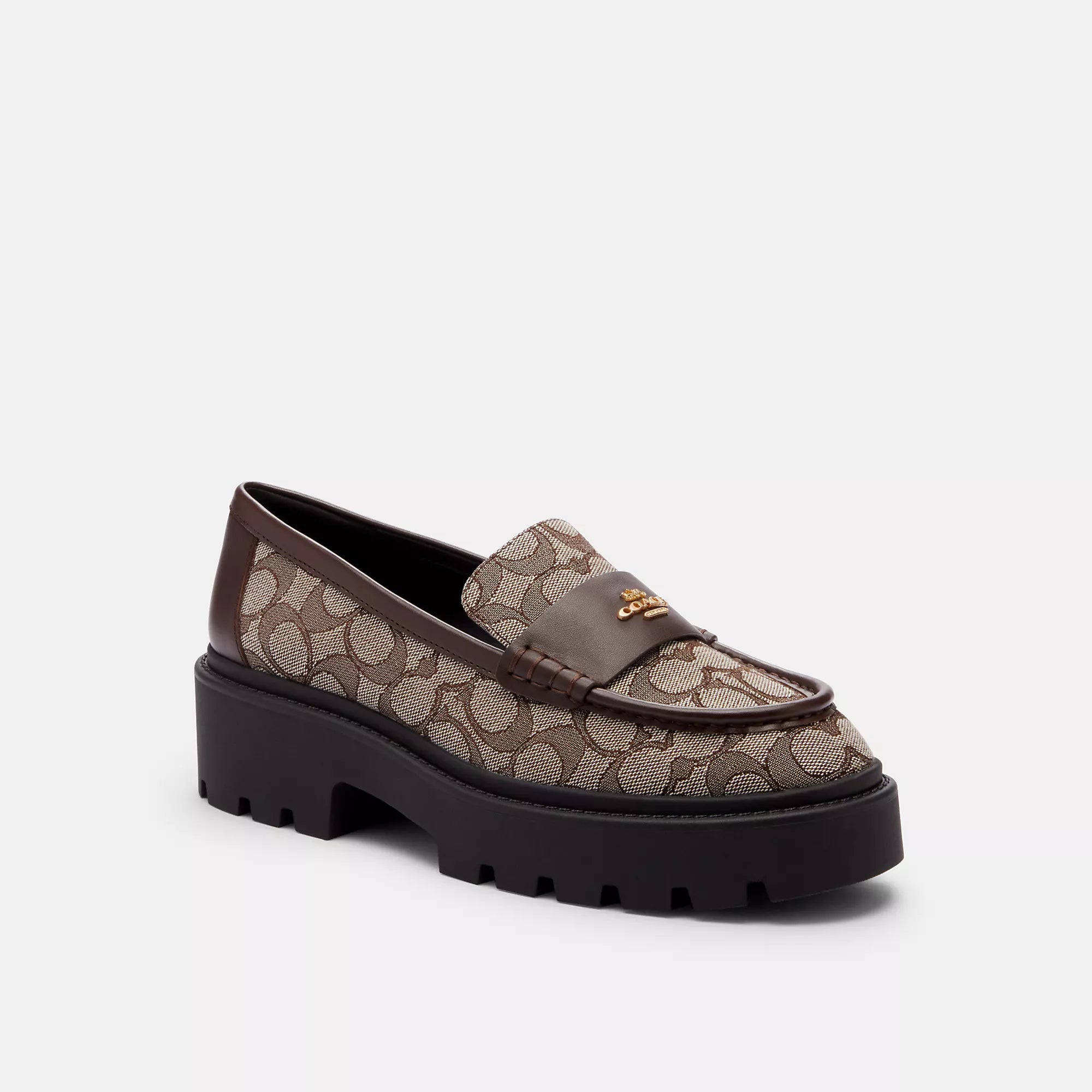 Coach Outlet Lucy Loafer In Signature Jacquard
