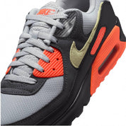 Men's Air Max 90 Shoes In Smoke Grey Crimson