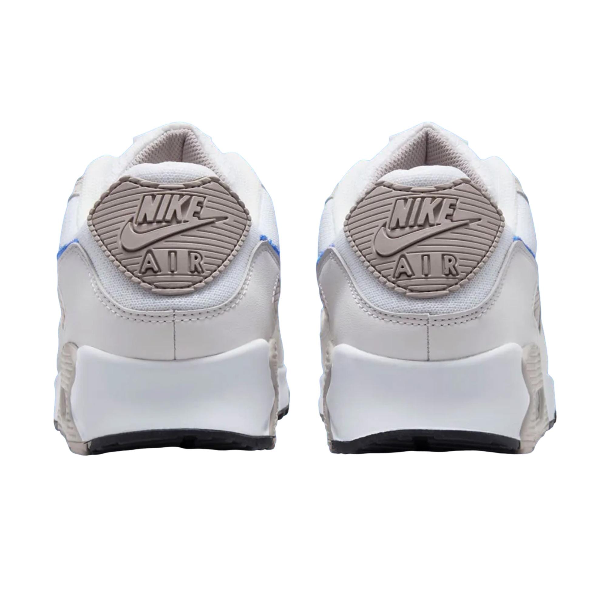 Men's Nike Air Max 90 White / Racer Blue- College Grey DM0029-110