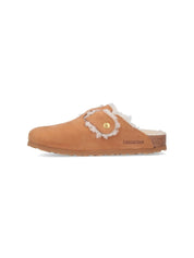 "Boston Bold Shearling" Mules