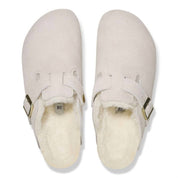 Women's Boston Shearling Clog In Antique White