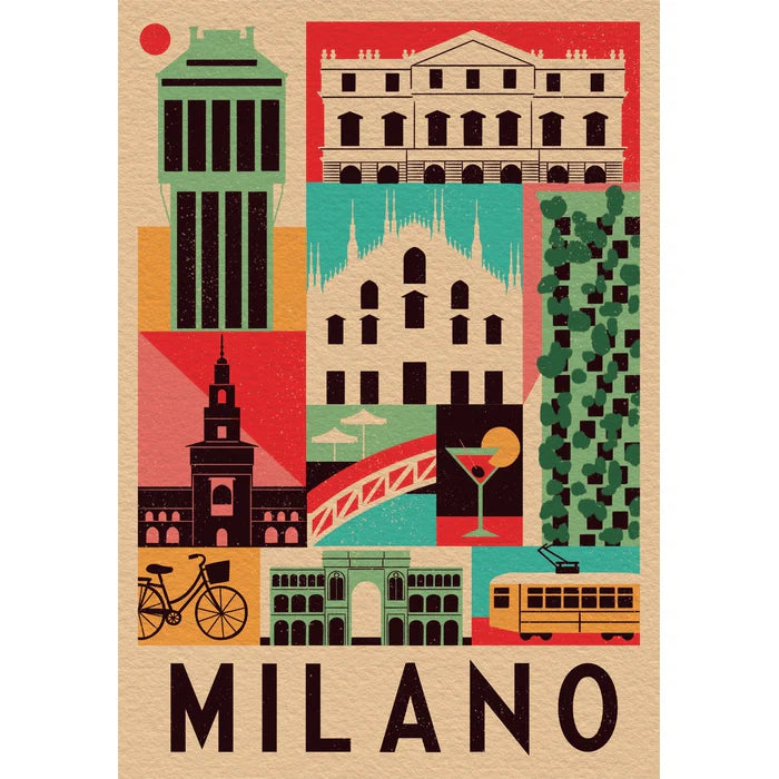 1000pc Style In The City - Milano Jigsaw Puzzle