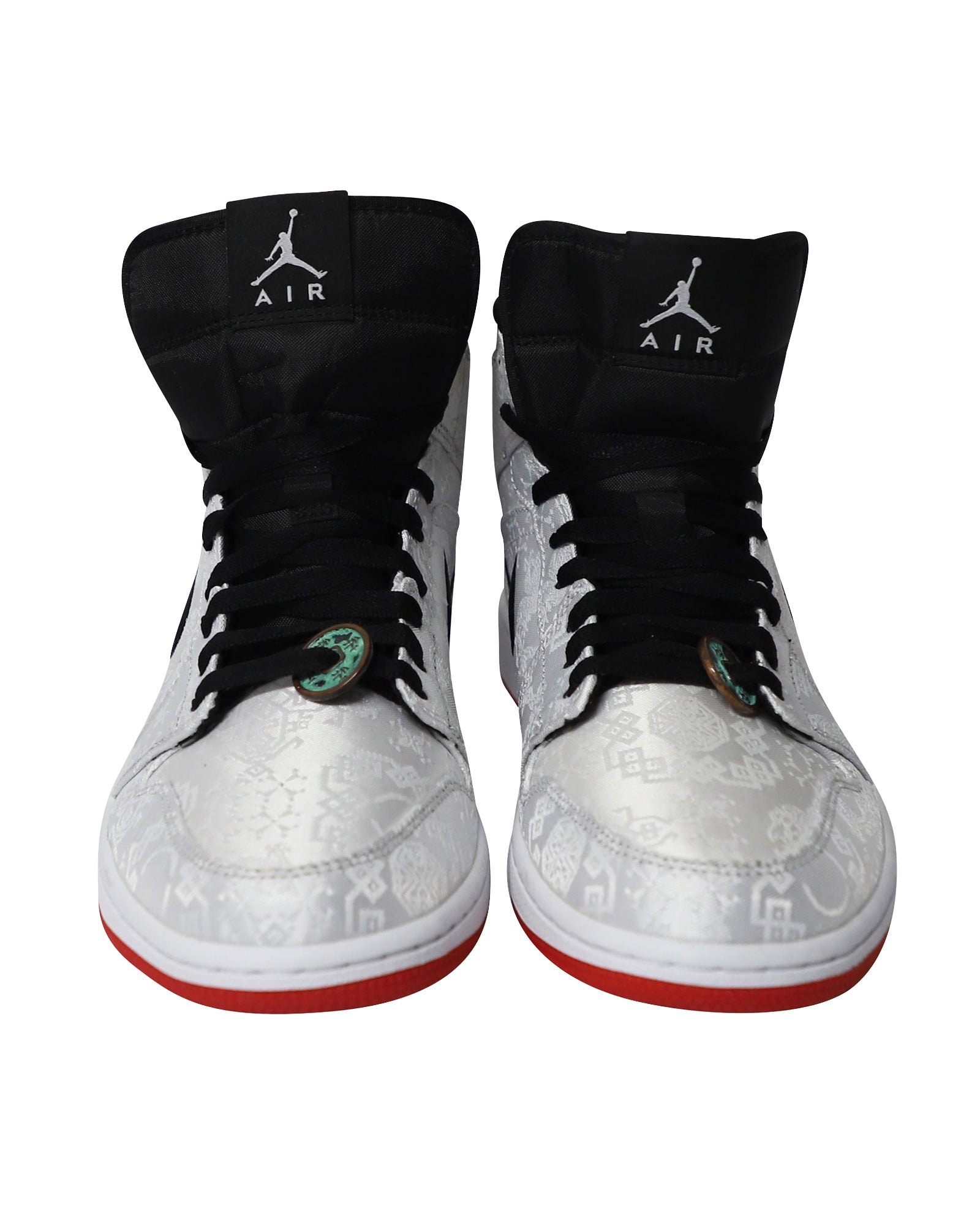 Edison Chen x Air Jordan 1 Mid “Fearless” CLOT in White Canvas