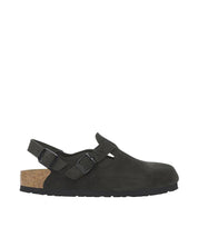 Classic Black Tokio Clogs With Adjustable Strap
