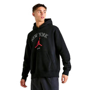 Men's Nike Jordan New York City Pullover Hoodie Black/White-Red HF1489-010