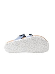 Mayari Cross Strap Sandal in Azure Blue