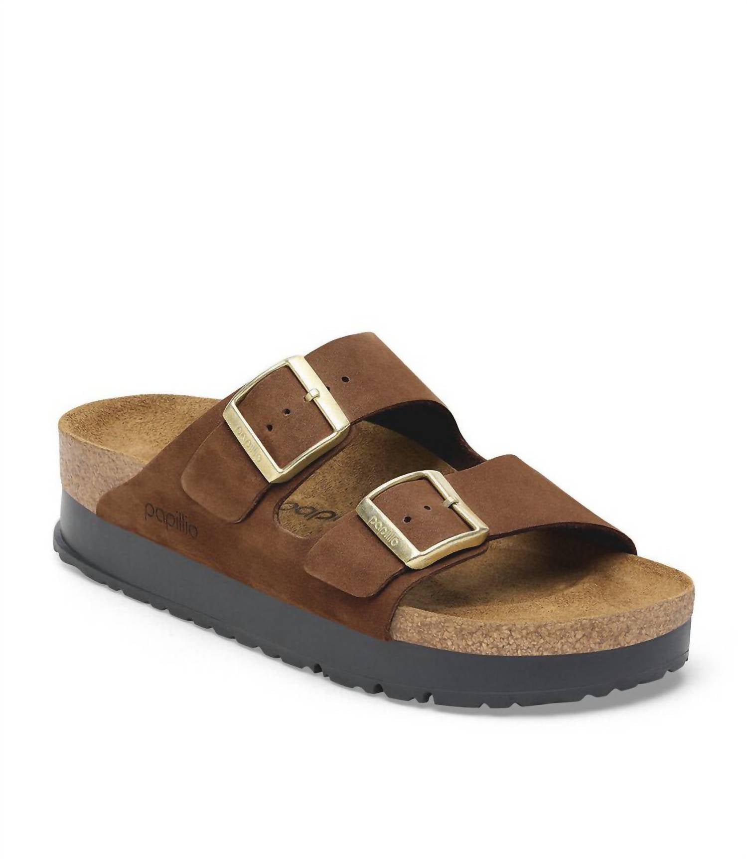Women's Arizona Platform Sandal In Dark Tea