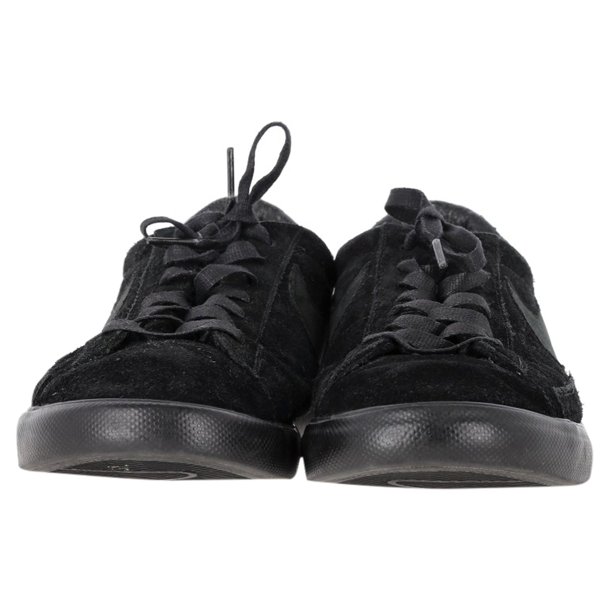 Nike x COMME des GARCONS Blazer Low Top Sneakers in Black Suede