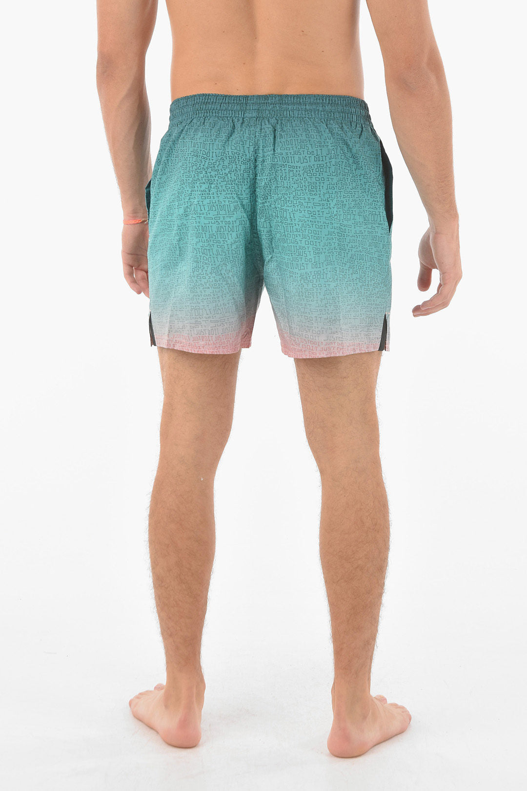Nike Swim All Over Logo Boxer Swimsuit Xs Standard Size
