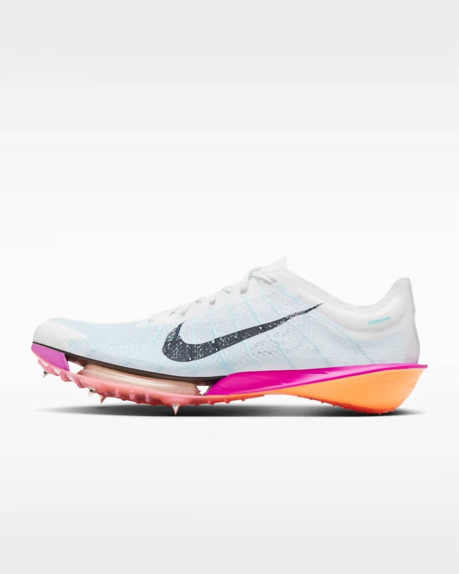 Unisex Victory 2 Running Shoes In White/bright Crimson/fire Pink/obsidian