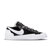Men's Nike Blazer Low x Sacai DM6443-001 11 Black Patent Leather Shoes GBNC205