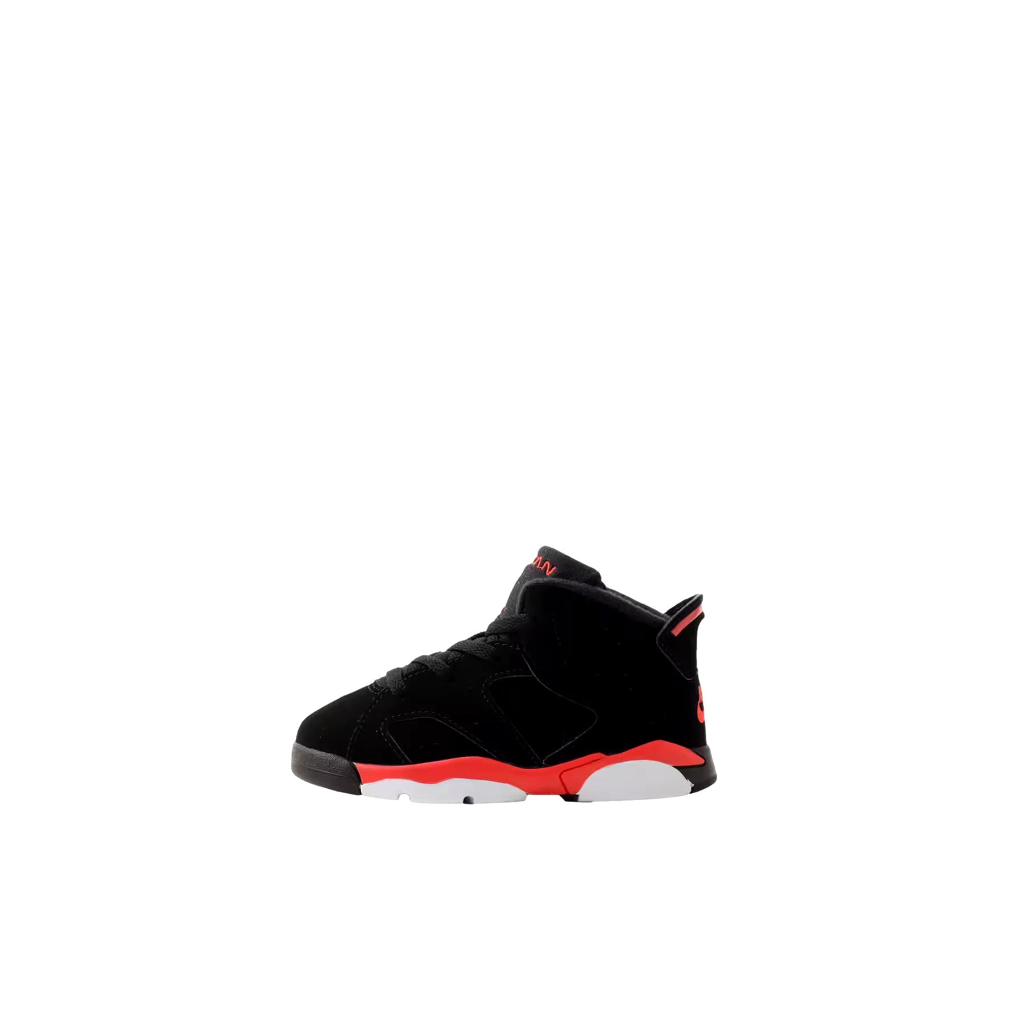 Nike Jordan 6 Retro Black / Light Crimson  IQ1280-001 Toddler