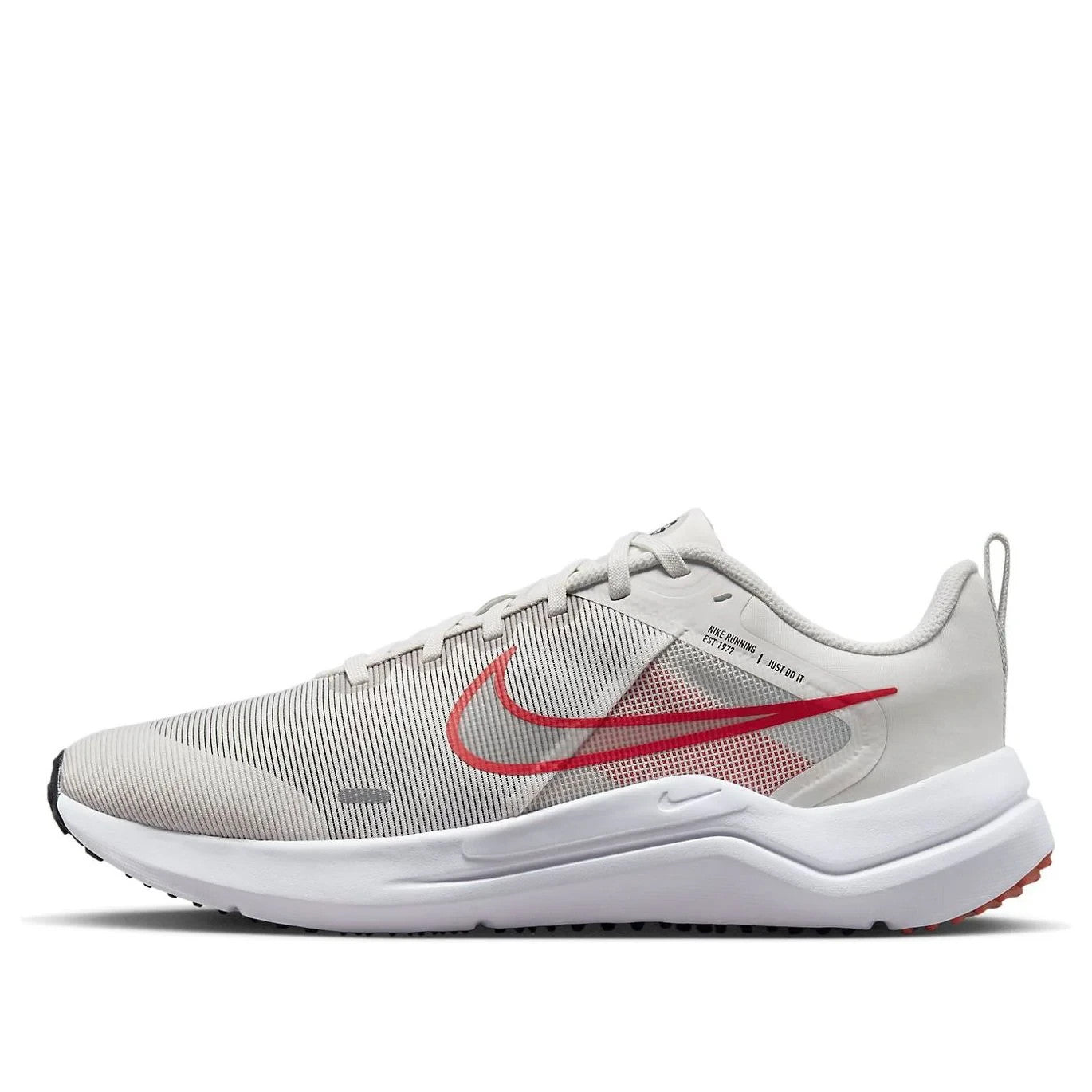 Men's Nike Downshifter 12 DD9293-009 Sneaker Off White Athletic Running Shoes