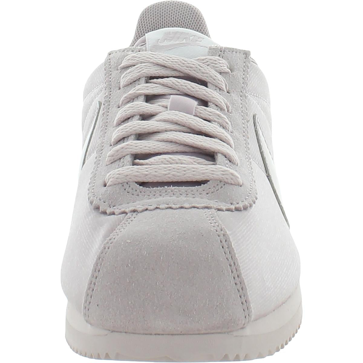 Classic Cortez Womens Suede Trim Lace-Up Running Shoes