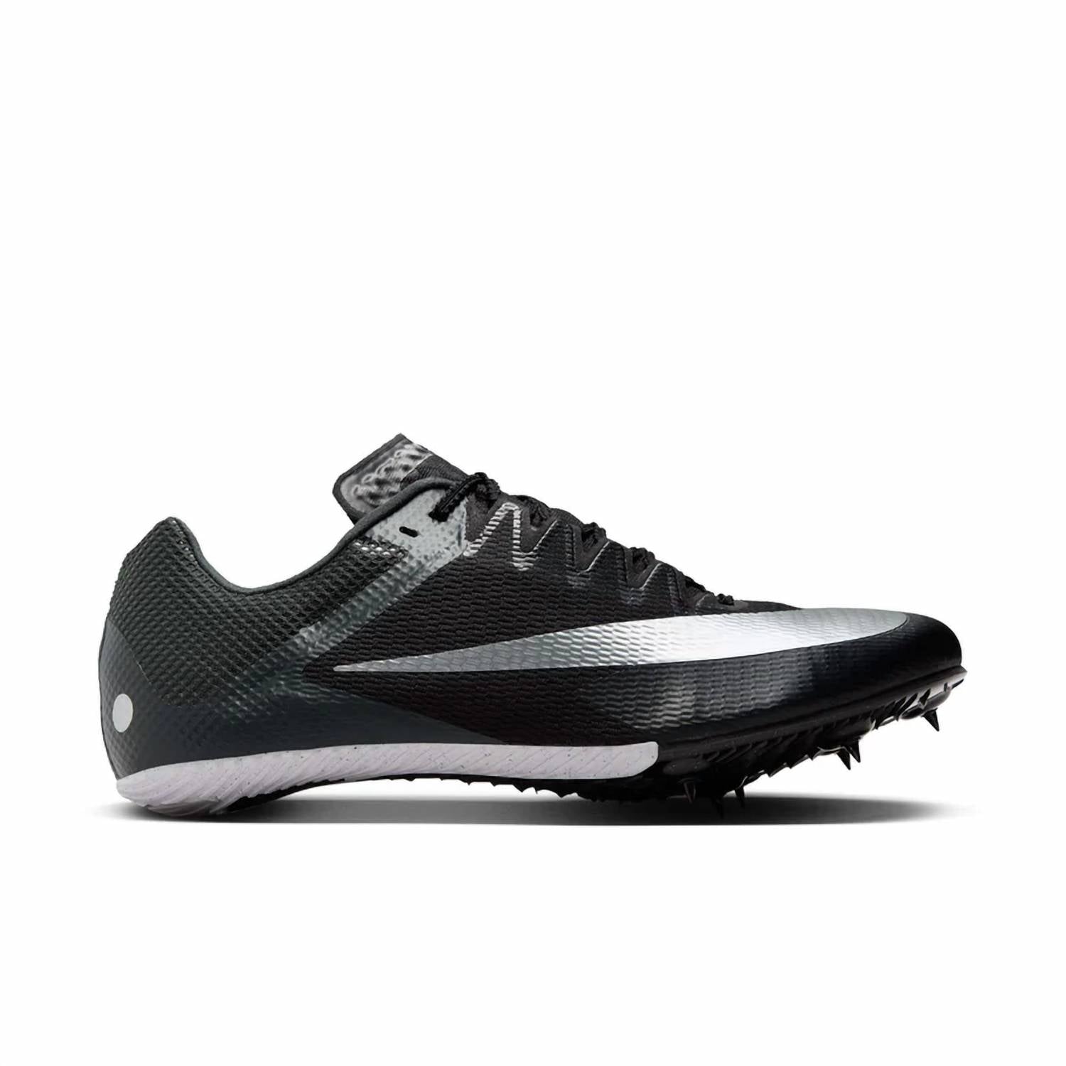 Unisex Zoom Rival Sprint Running Shoes In Black/black/metallic Silver