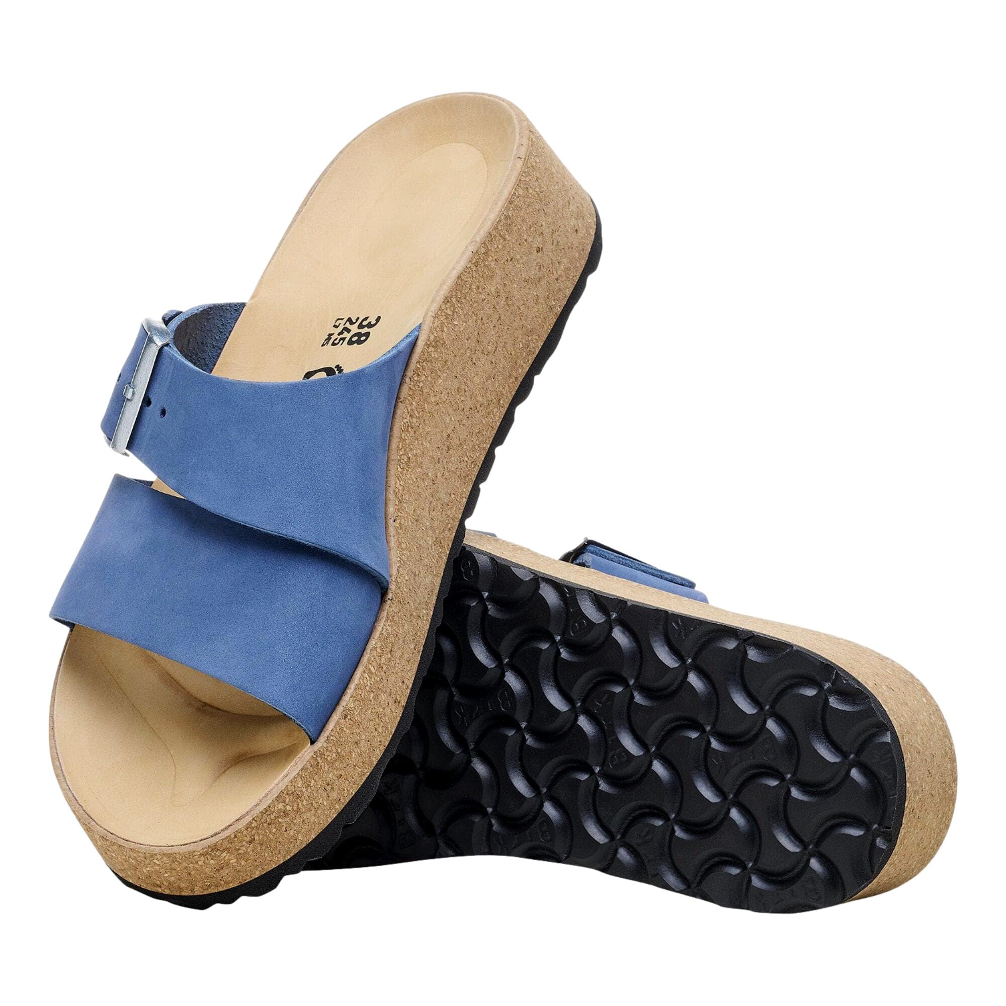 Birkenstock Almina Platform Sandal Elemental Blue  1026931 Women's