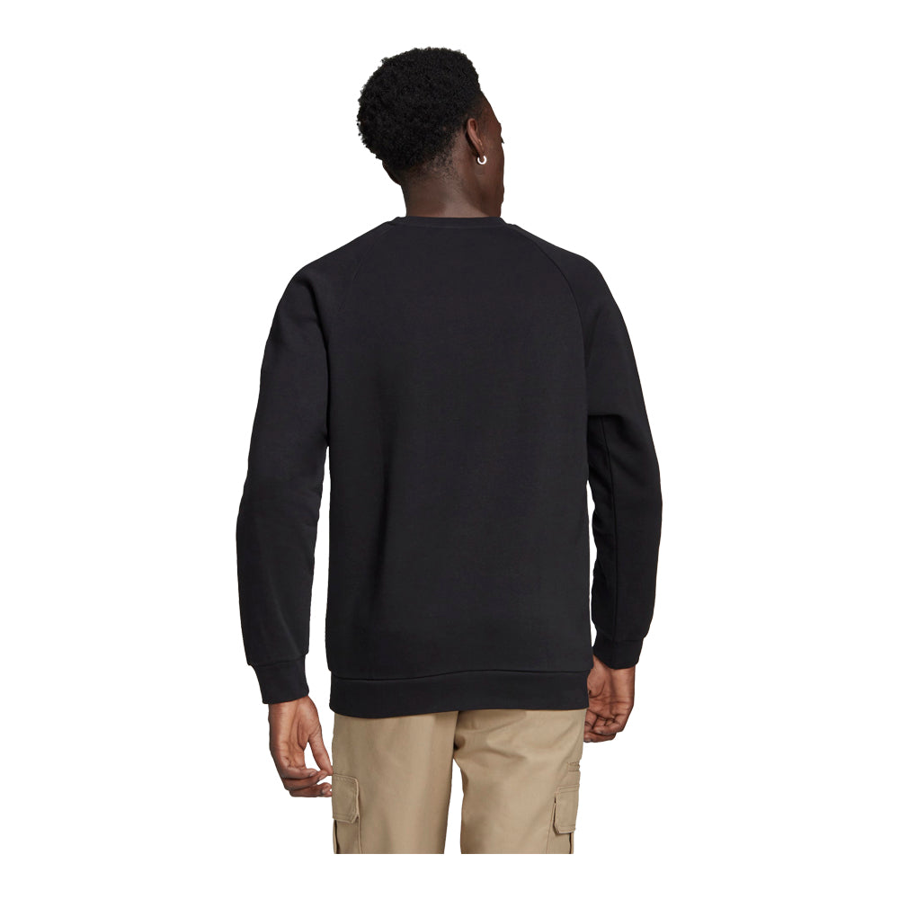 adidas Men's Loungewear Adicolor 3D Trefoil 3-Stripes Crew Sweatshirt