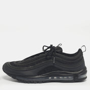 Nike Black Mesh And Leather Air Max 97 Triple Black Sneakers