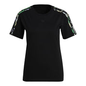 adidas Women's Floral 3-Stripes T-Shirt