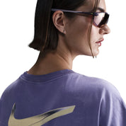 Women's Nike Sportswear Oversizedsleeve T-Shirt - Dusty Amethyst