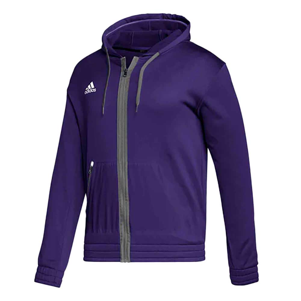 Men's Team Fleece Hood - Collegiate Purple/White