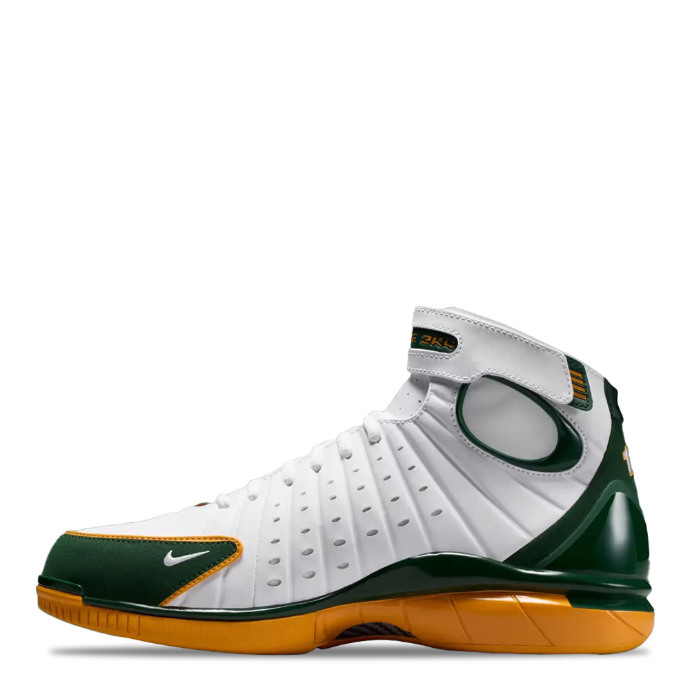 Men's Nike Air Zoom Huarache 2K4 Sue Bird White/Deep Forest-Canyon Gold IW1884-100