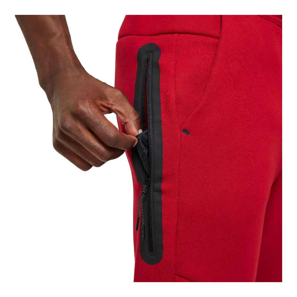 Men's Nike Tech Fleece Joggers - Gym Red/Black