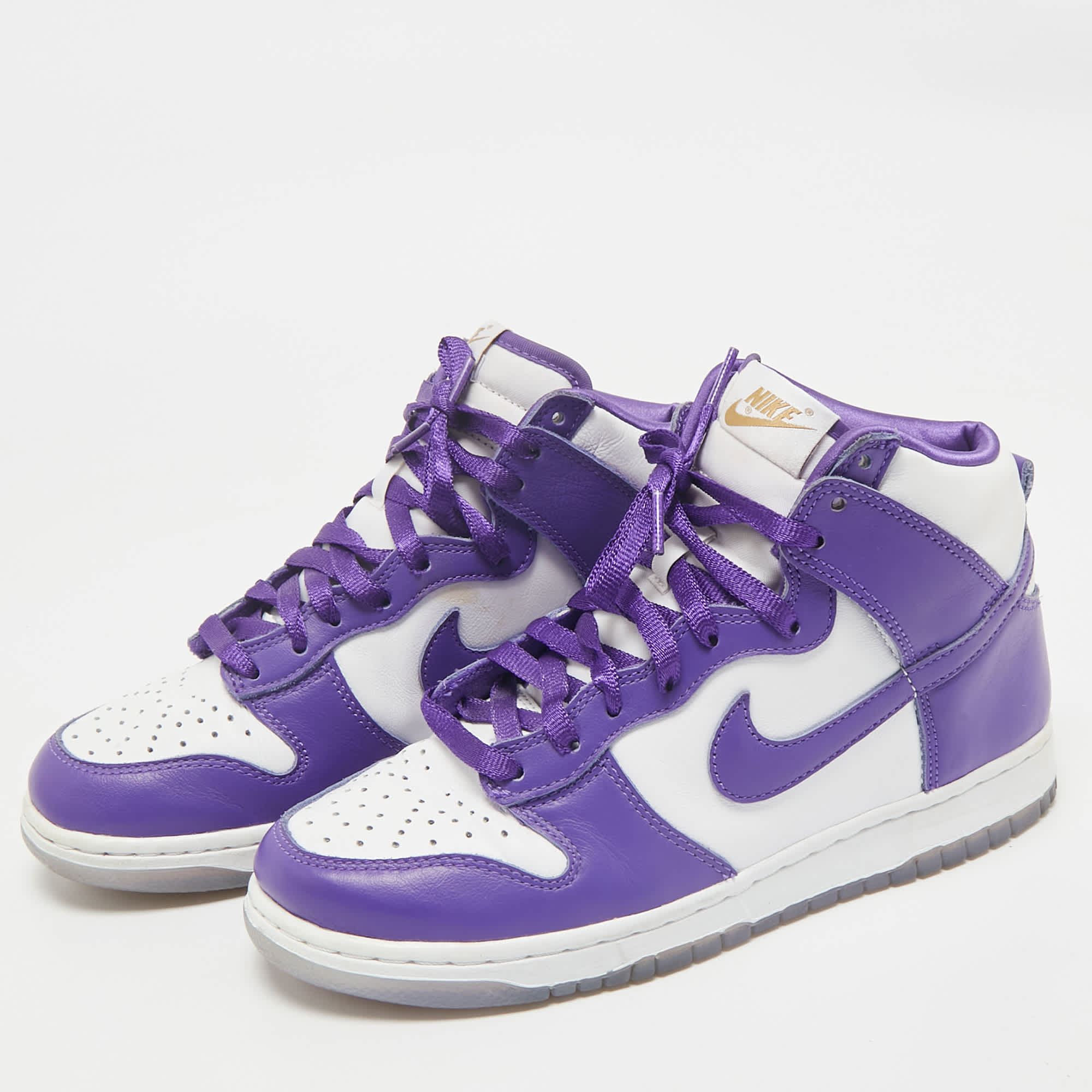 Nike Multicolor Leather Dunk High High Top Sneakers