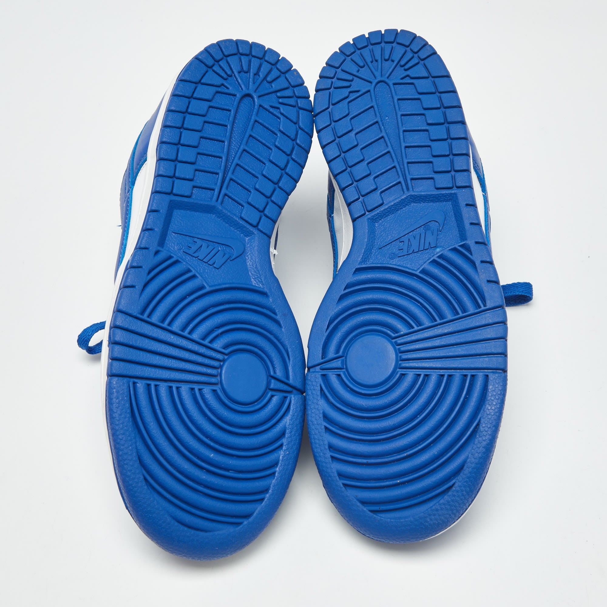 Nike Blue/white Leather Dunk Low Sp Kentucky Sneakers