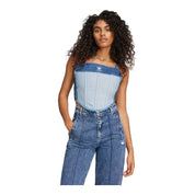 adidas Women's KSENIASCHNAIDER Denim Corset