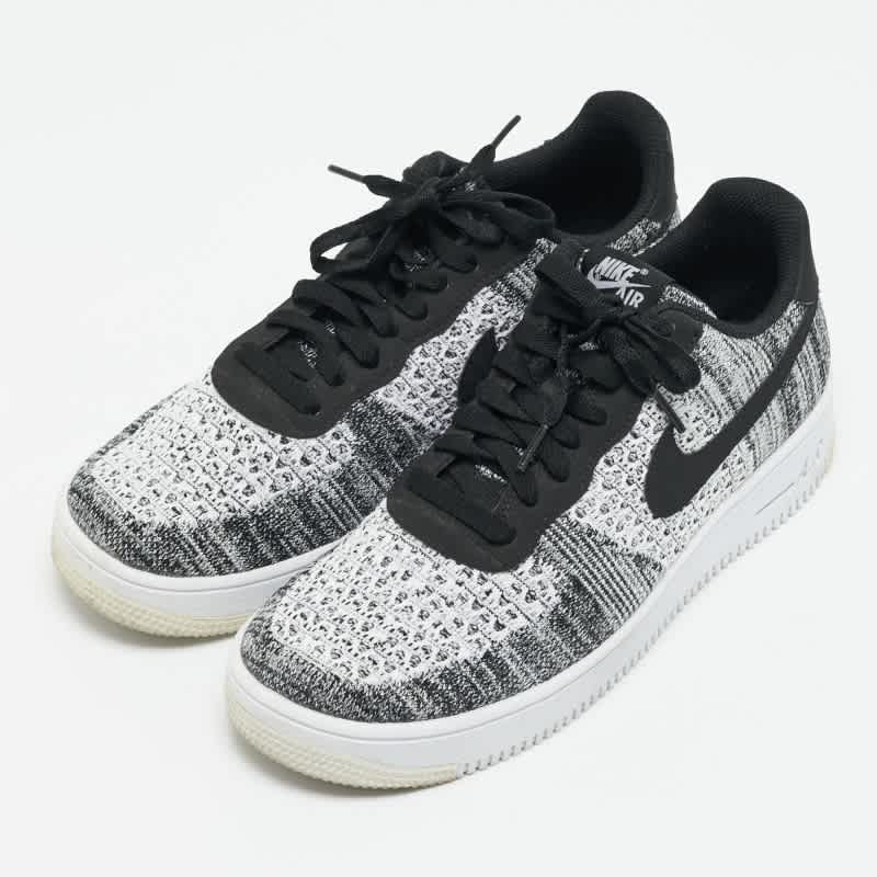 Nike Air Force 1 Flyknit 2 Black Pure Platinum