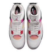 Men's Air Jordan 4 Retro Comic Off White/Anthracite/Neutral Grey/Fire Pink/Light Arctic Pink/Muslin JA1135-100