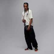 Men's Jordan Brooklyn Shattered Backboard Oversized Graphic T-Shirt - Sail/Off-Noir