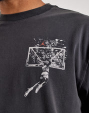 Men's Jordan Brooklyn Oversized Graphic T-Shirt - Off-Noir/Sail