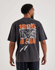 Men's Jordan Brooklyn Oversized Graphic T-Shirt - Off-Noir/Sail