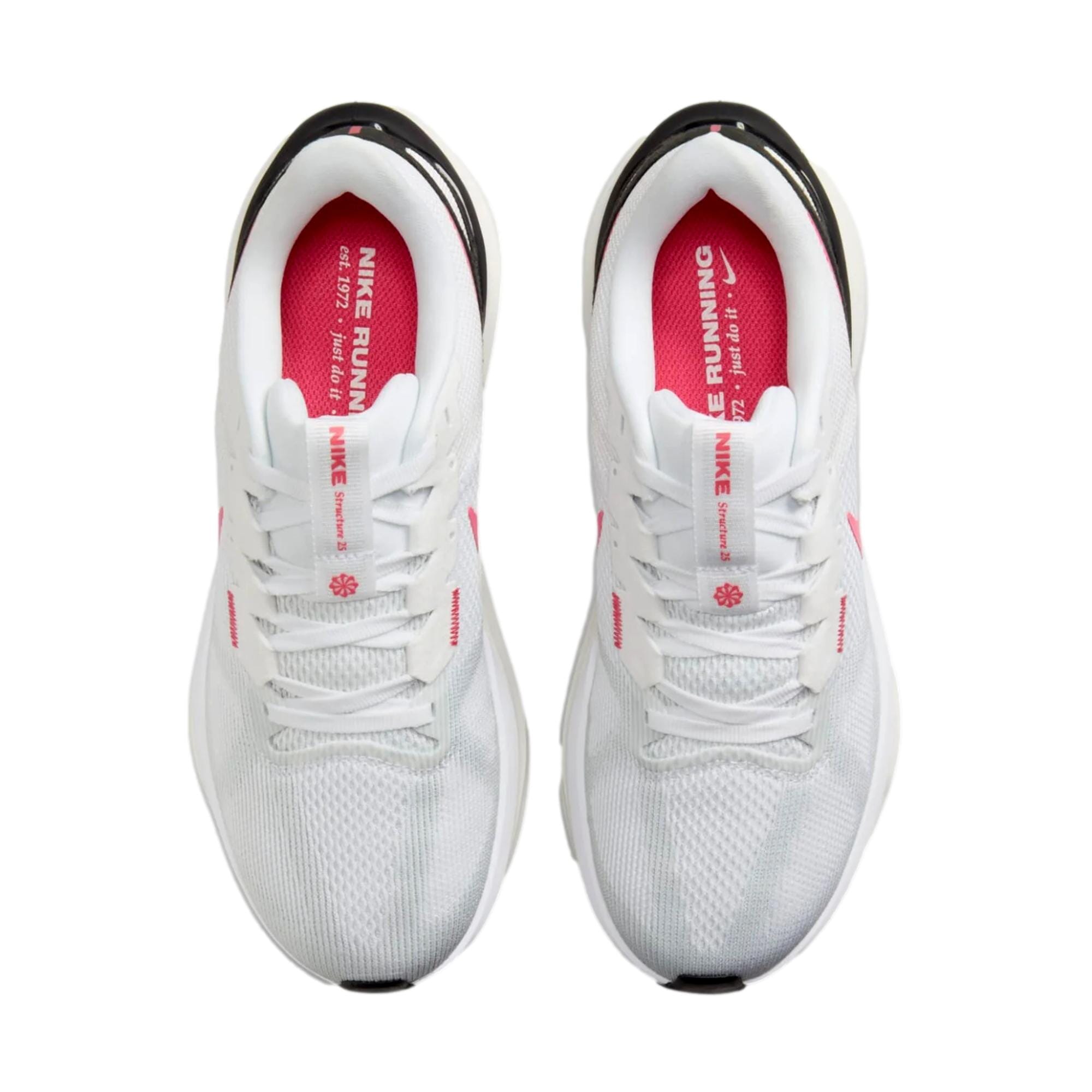 Nike Air Zoom Structure 25 White / Black - Aster Pink  DJ7884-106 Women's