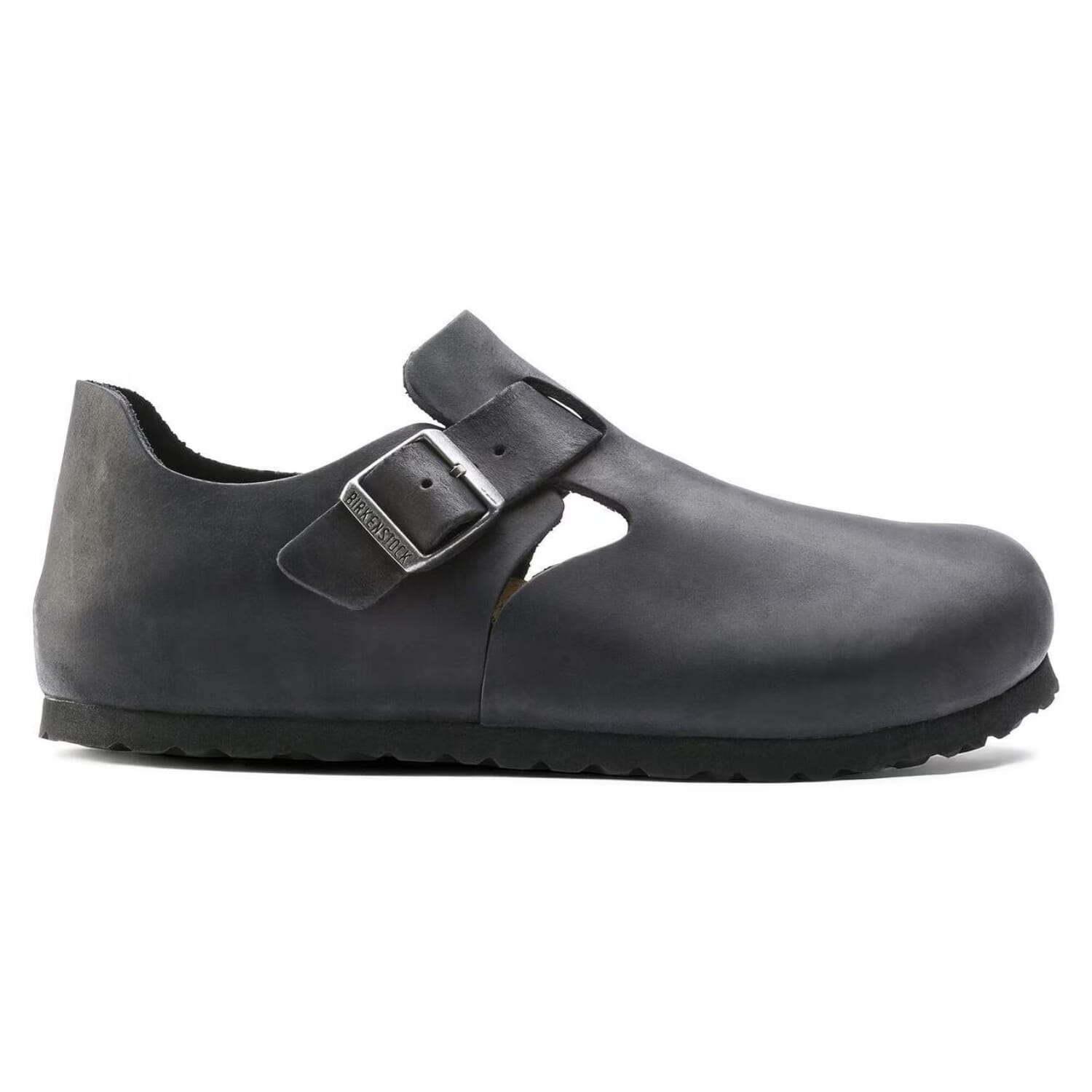 Birkenstock London BS Black Oiled Leather  166541 Men's Size 8