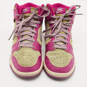 Nike Multicolor Leather And Suede Dunk Dynamic Berry High  Sneakers