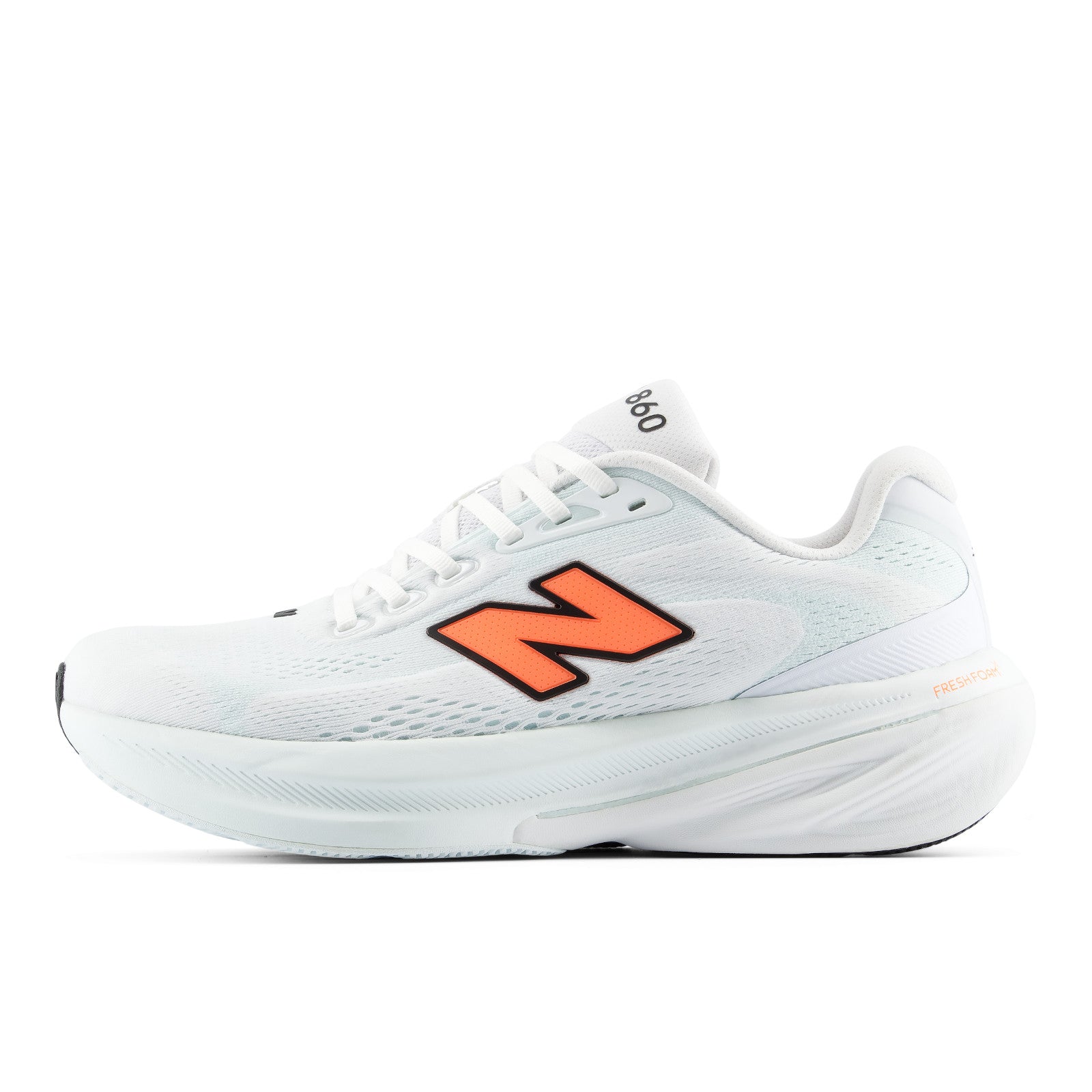 Men's Fresh Foam X 860 v15 WIDE (39G - NB 103 White/Tangerine Heat/Glint Blue)