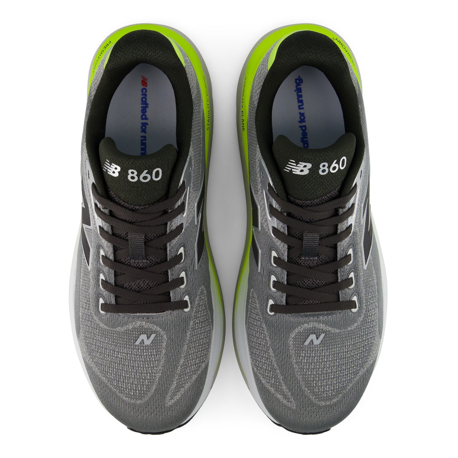 Men's Fresh Foam X 860 v15 (4OB - Slate Grey/Alkaline Green)