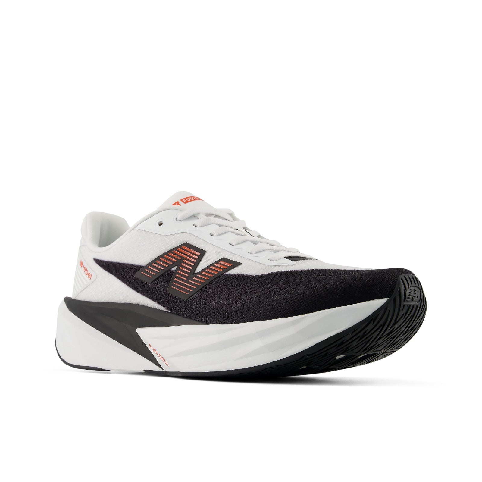Men's FuelCell Rebel v5 (93C - White/Neo Flame)