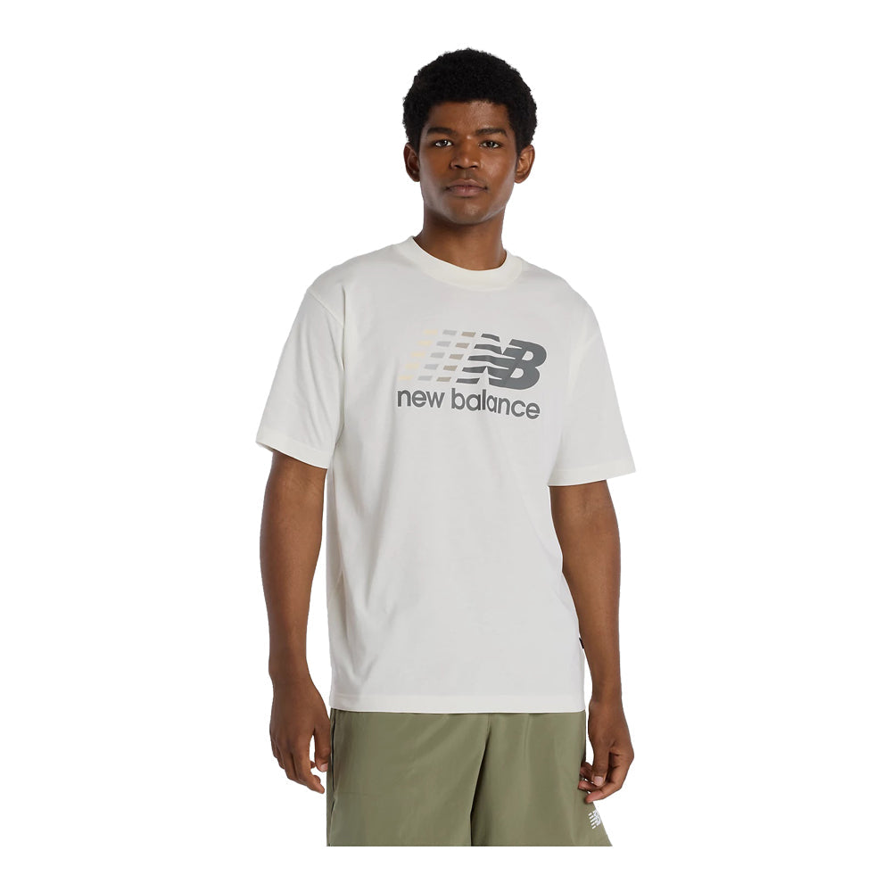 New Balance Racing Tee Men's Shirts & Tops - Gray