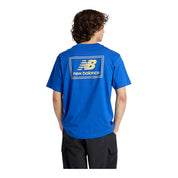 New Balance Woven Label T-Shirt Men's Shirts & Tops - Blue